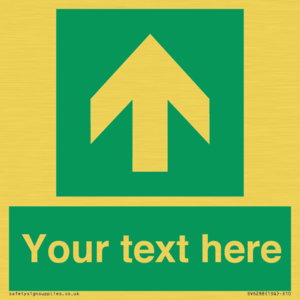 SV6288: Safe condition Custom arrow up sign