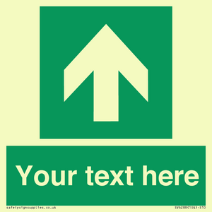 SV6288: Safe condition Custom arrow up sign
