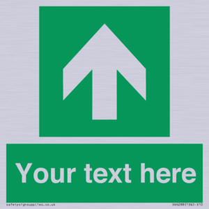 SV6288: Safe condition Custom arrow up sign