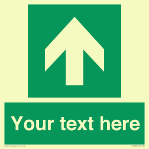 SV6288: Safe condition Custom arrow up sign
