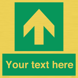 SV6288: Safe condition Custom arrow up sign
