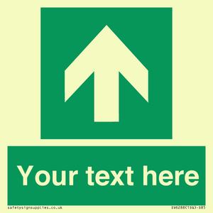 SV6288: Safe condition Custom arrow up sign