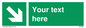 SV6289: Safe condition Custom arrow down right sign