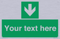 SV6290: Safe condition Custom arrow down sign
