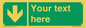 SV6290: Safe condition Custom arrow down sign