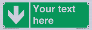SV6290: Safe condition Custom arrow down sign