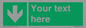 SV6290: Safe condition Custom arrow down sign
