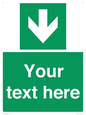 SV6290: Safe condition Custom arrow down sign