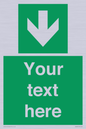 SV6290: Safe condition Custom arrow down sign