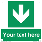 SV6290: Safe condition Custom arrow down sign