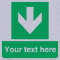 SV6290: Safe condition Custom arrow down sign