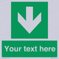 SV6290: Safe condition Custom arrow down sign