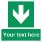 SV6290: Safe condition Custom arrow down sign