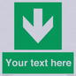 SV6290: Safe condition Custom arrow down sign