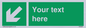 SV6291: Safe condition Custom arrow down left sign