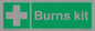 SV7191: Burns kit