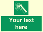SV7209: Custom sign safe condition emergency hammer