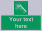 SV7209: Custom sign safe condition emergency hammer