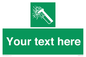 SV7209: Custom sign safe condition emergency hammer