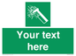 SV7209: Custom sign safe condition emergency hammer