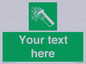 SV7209: Custom sign safe condition emergency hammer