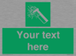 SV7209: Custom sign safe condition emergency hammer