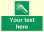 SV7209: Custom sign safe condition emergency hammer