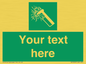 SV7209: Custom sign safe condition emergency hammer