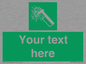 SV7209: Custom sign safe condition emergency hammer