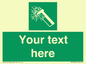SV7209: Custom sign safe condition emergency hammer