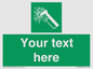 SV7209: Custom sign safe condition emergency hammer