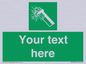 SV7209: Custom sign safe condition emergency hammer