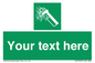 SV7209: Custom sign safe condition emergency hammer