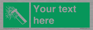 SV7209: Custom sign safe condition emergency hammer