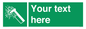 SV7209: Custom sign safe condition emergency hammer