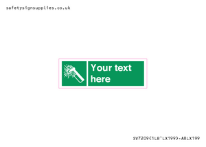 SV7209: Custom sign safe condition emergency hammer