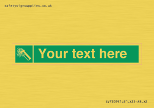 SV7209: Custom sign safe condition emergency hammer