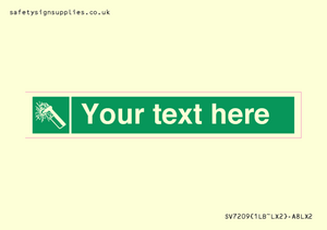 SV7209: Custom sign safe condition emergency hammer