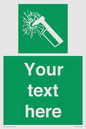 SV7209: Custom sign safe condition emergency hammer