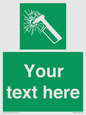 SV7209: Custom sign safe condition emergency hammer