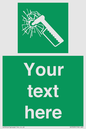 SV7209: Custom sign safe condition emergency hammer