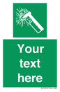 SV7209: Custom sign safe condition emergency hammer