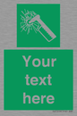 SV7209: Custom sign safe condition emergency hammer