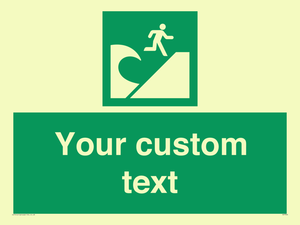 SV7304: Custom Safe Condition Tsunami evacuation area