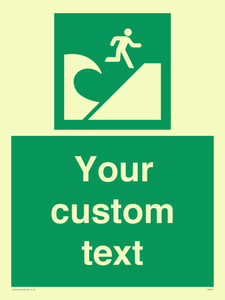 SV7304: Custom Safe Condition Tsunami evacuation area