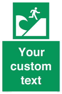 SV7304: Custom Safe Condition Tsunami evacuation area