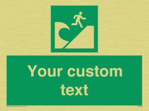 SV7304: Custom Safe Condition Tsunami evacuation area