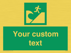 SV7304: Custom Safe Condition Tsunami evacuation area