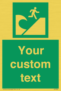 SV7304: Custom Safe Condition Tsunami evacuation area