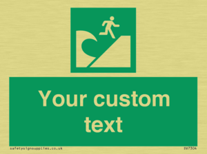 SV7304: Custom Safe Condition Tsunami evacuation area